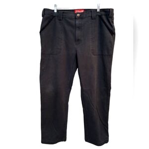 Coleman Pants Mens 38/32 Black Work Pants Thick Heavy Warm Painters Construction